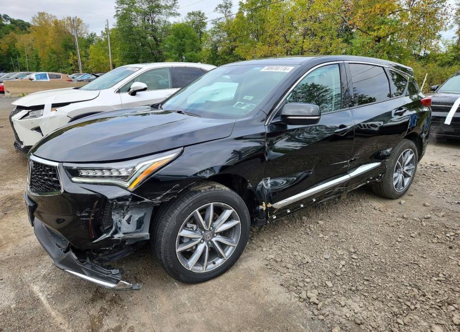 Salvage 2024 Acura Rdx Technology in Black