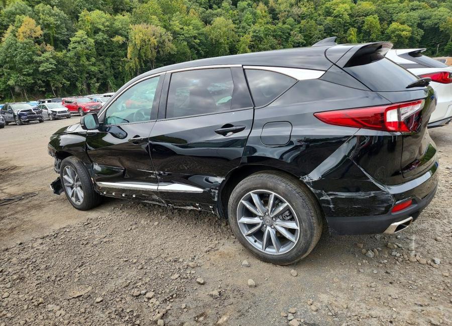 Salvage 2024 Acura Rdx Technology in Black