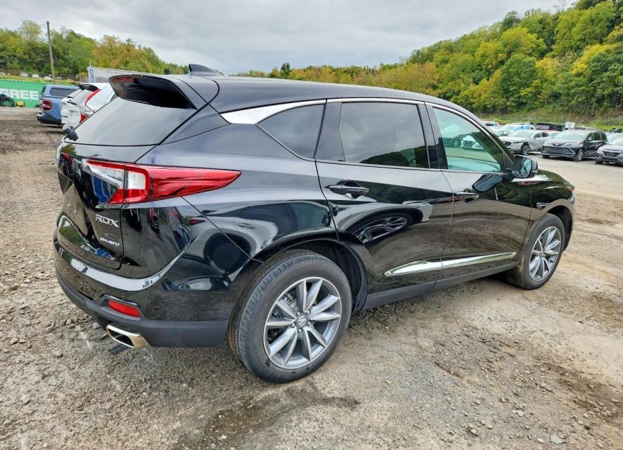 Salvage 2024 Acura Rdx Technology in Black