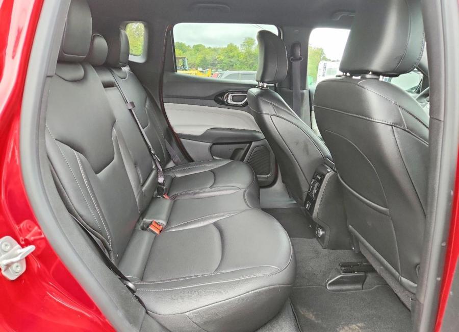 Salvage 2025 Jeep Compass Limited in Burgundy