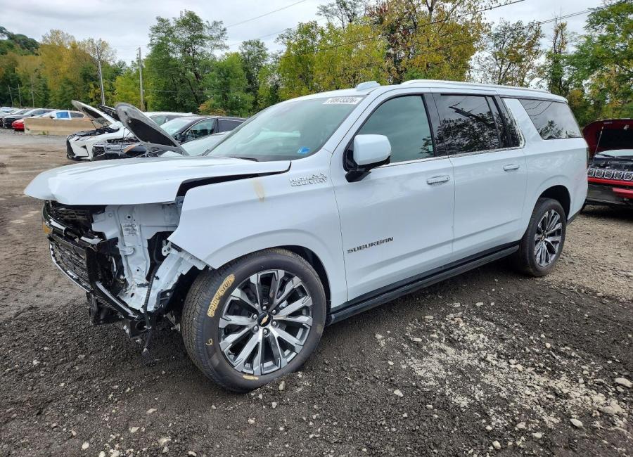 Salvage 2026 Chevrolet Suburban High Country in White