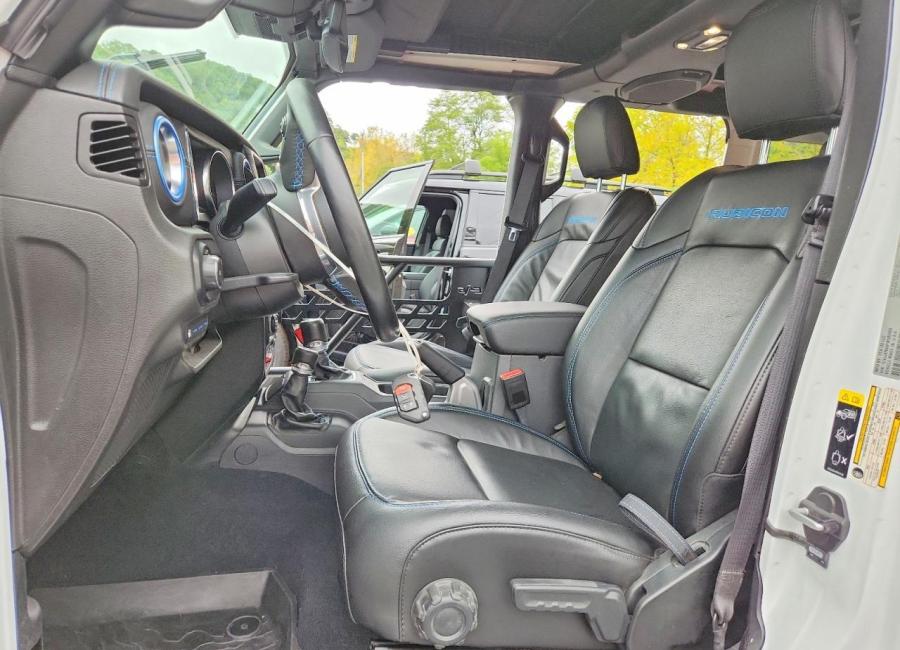Salvage 2023 Jeep Wrangler Rubicon 4xe in White
