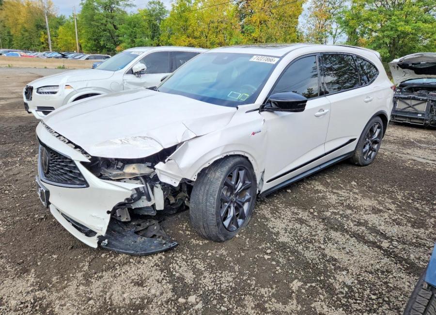 Salvage 2024 Acura Mdx A-spec in White