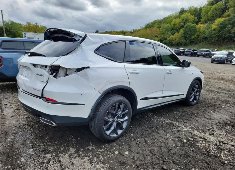 Salvage 2024 Acura Mdx A-spec in White