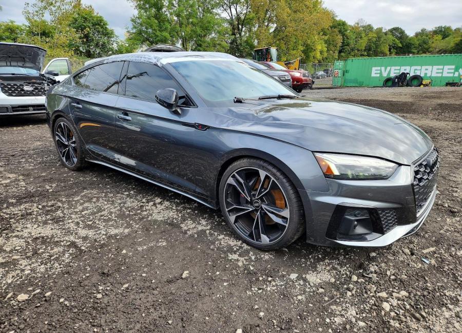 Salvage 2022 Audi S5 Premium Plus in Gray