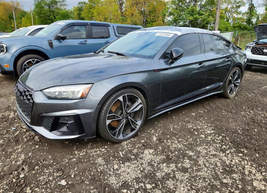 Salvage 2022 Audi S5 Premium Plus in Gray