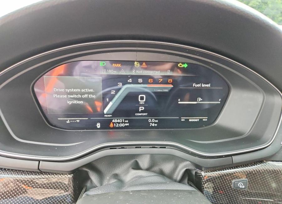 Salvage 2022 Audi S5 Premium Plus in Gray