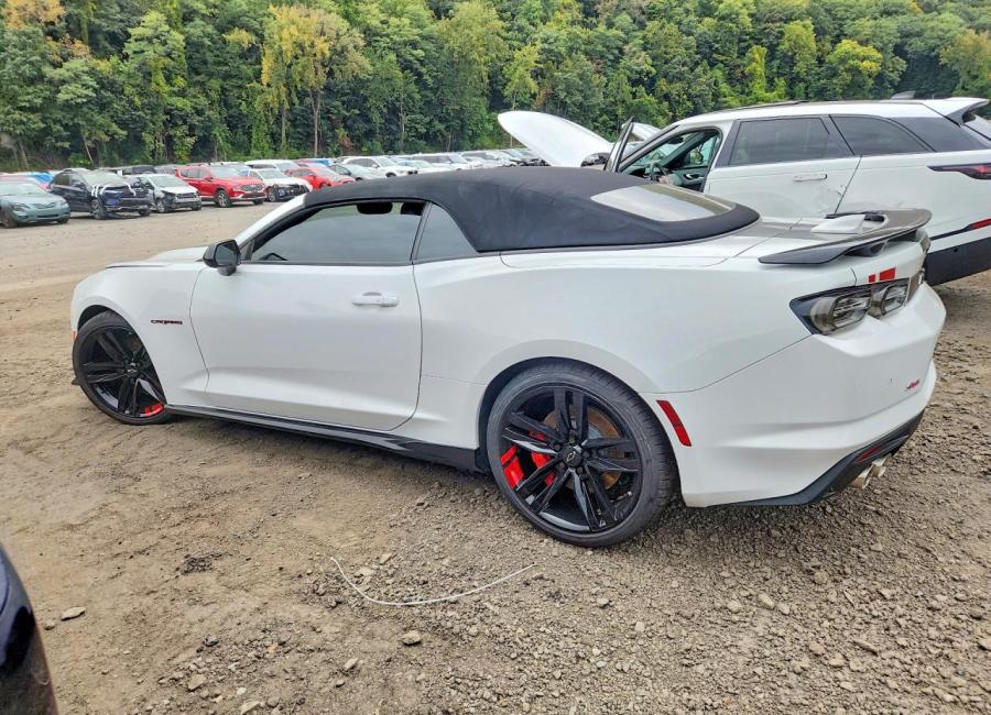 Salvage 2021 Chevrolet Camaro Ss in White