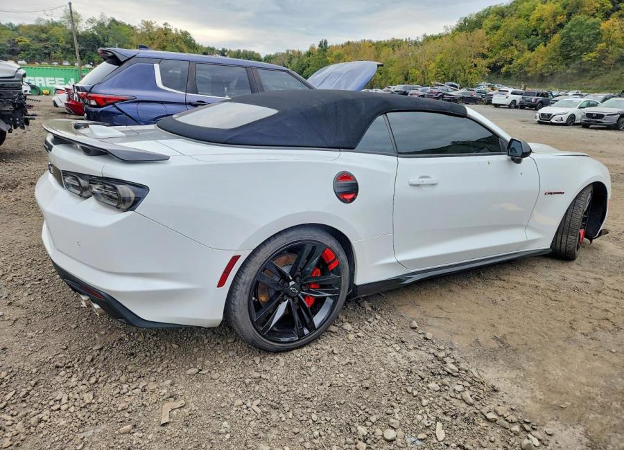 Salvage 2021 Chevrolet Camaro Ss in White