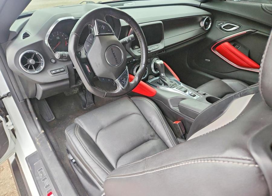 Salvage 2021 Chevrolet Camaro Ss in White