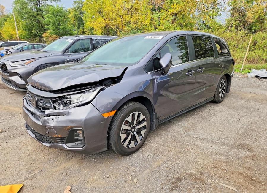 Salvage 2026 Honda Odyssey Exl in Gray