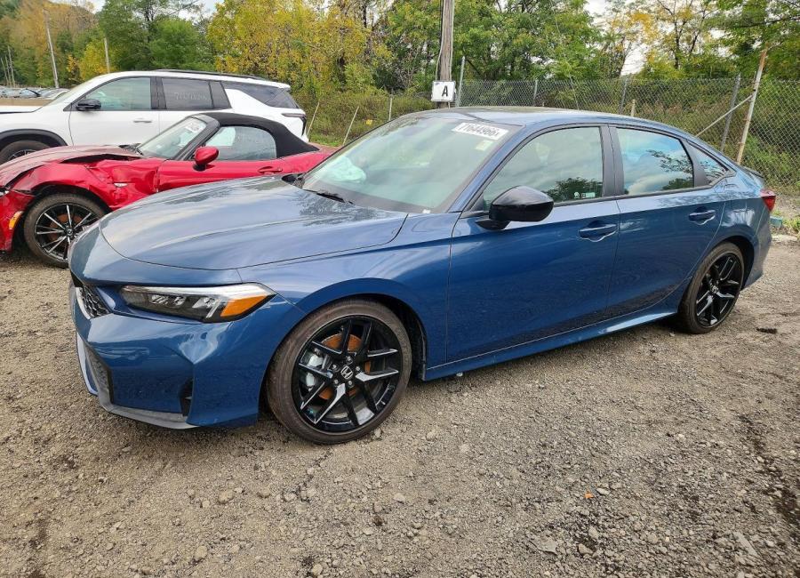 Salvage 2026 Honda Civic Sport in Blue