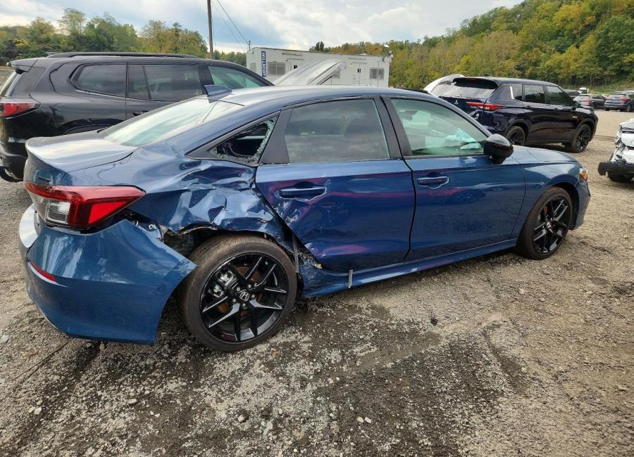 Salvage 2026 Honda Civic Sport in Blue