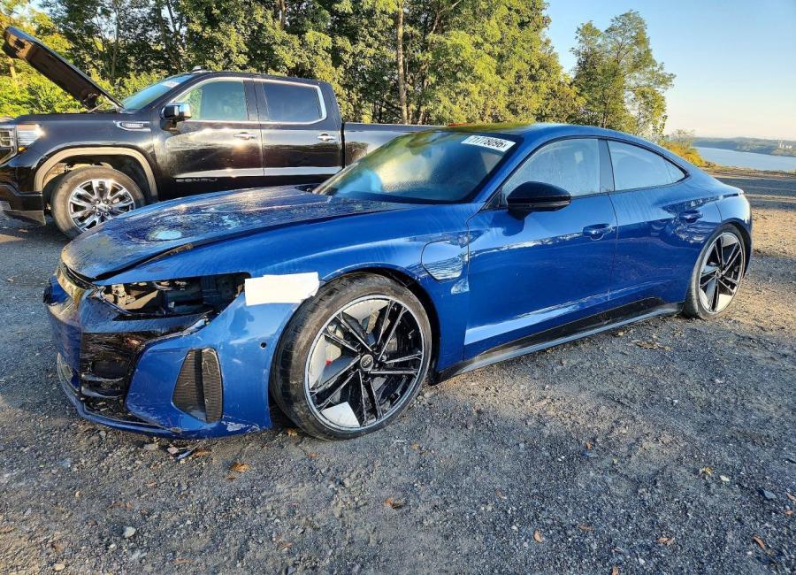 Salvage 2024 Audi Rs E-tron Gt in Blue
