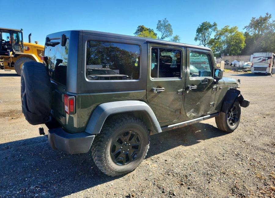 Salvage 2016 Jeep Wrangler Unlimited Sport in Green