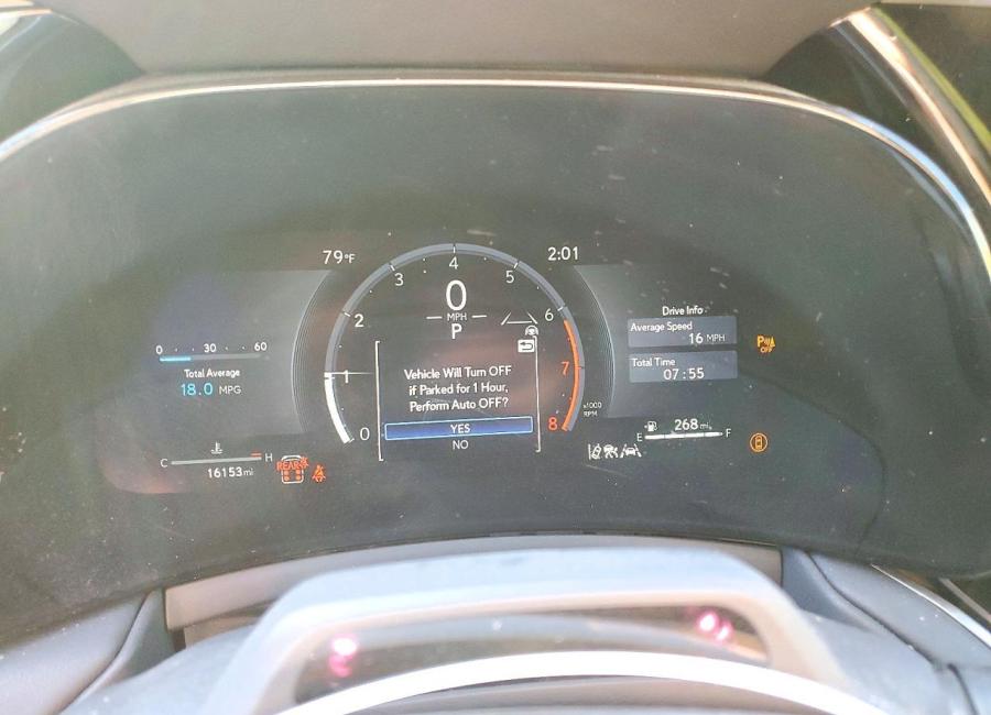 Salvage 2025 Lexus Tx 350  in Black