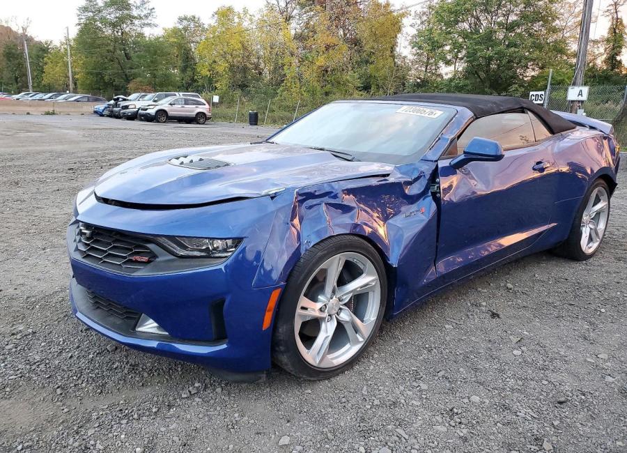 Salvage 2023 Chevrolet Camaro Lt1 in Blue
