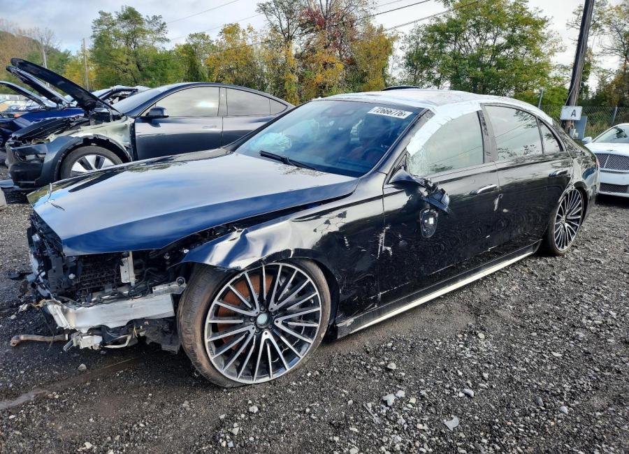 Salvage 2023 Mercedes-benz S 580 4matic in Black