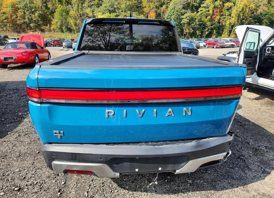 Salvage 2025 Rivian R1t Adventure in Blue