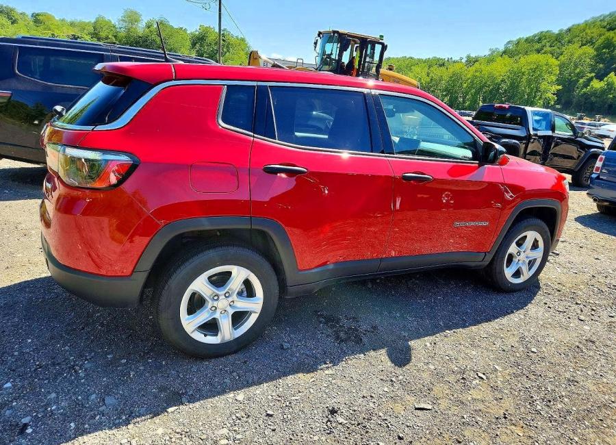 Salvage 2024 Jeep Compass Sport in White
