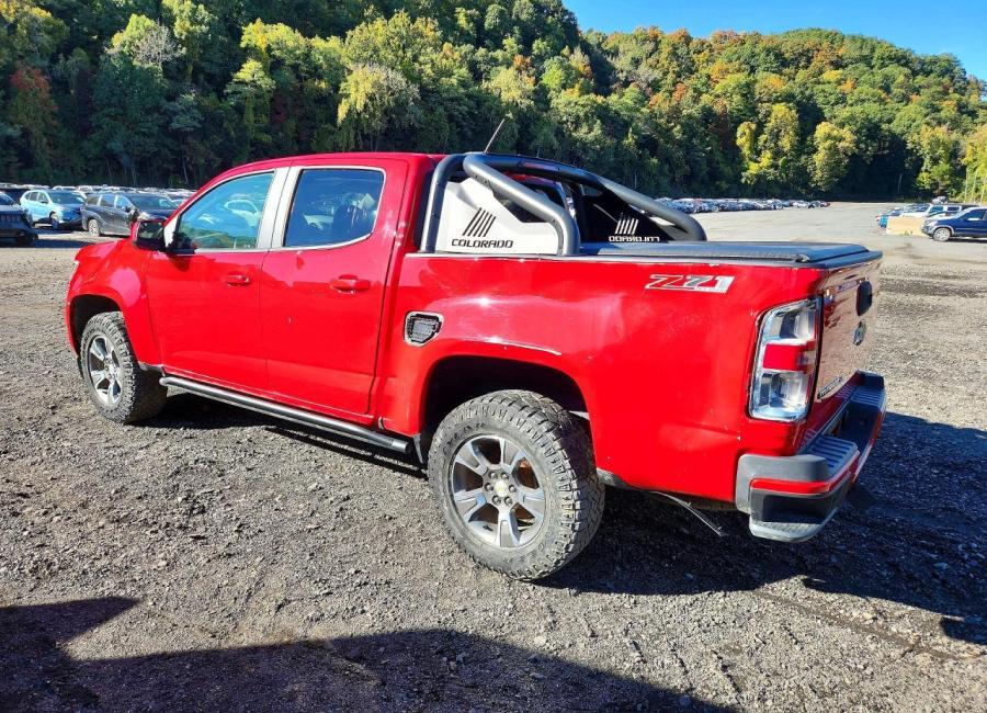 Salvage 2019 Chevrolet Colorado Z71 in Red