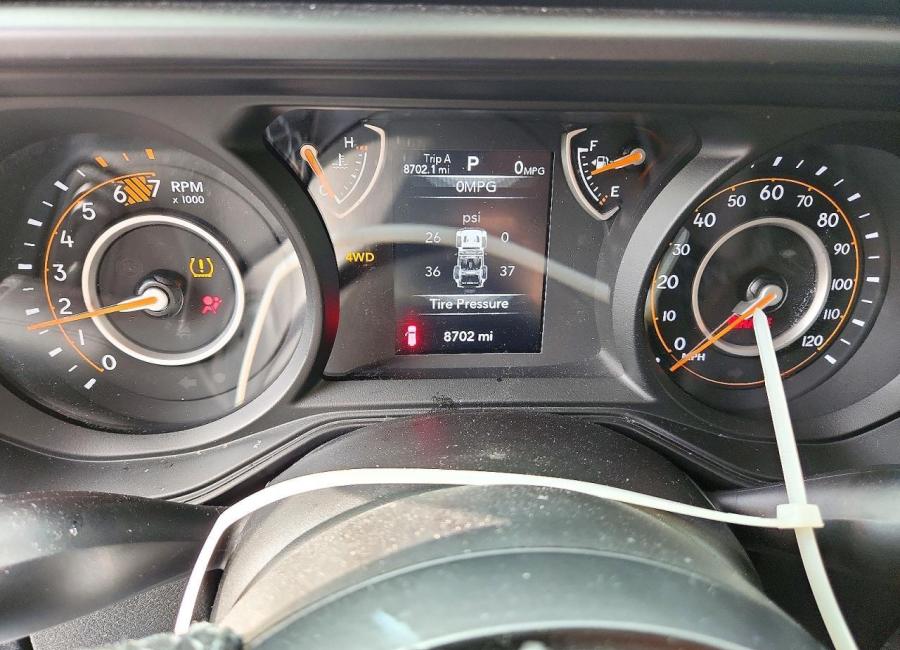 Salvage 2026 Jeep Wrangler Sport in White