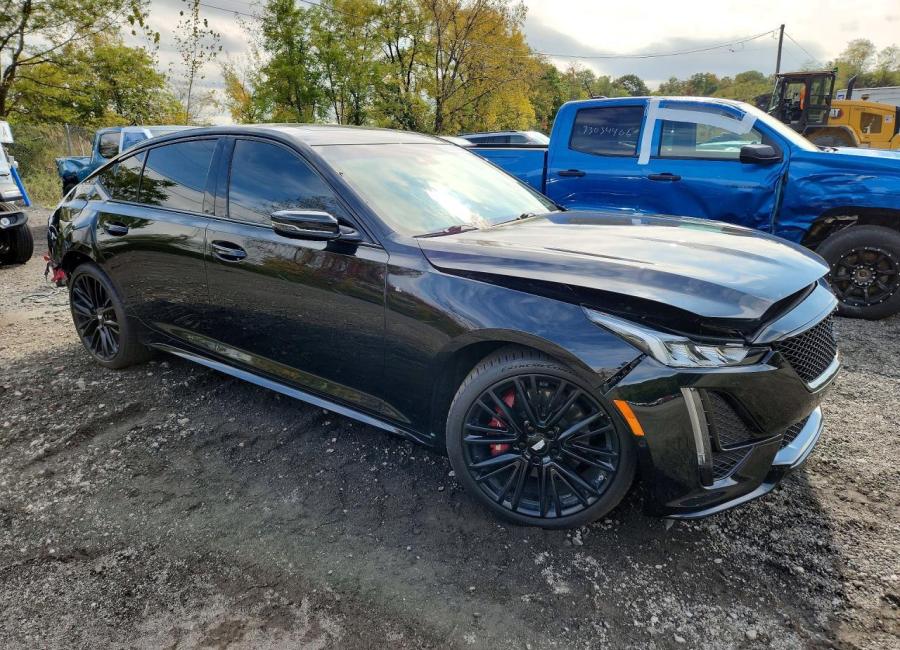 Salvage 2023 Cadillac Ct5-v  in Black