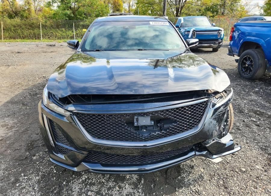 Salvage 2023 Cadillac Ct5-v  in Black