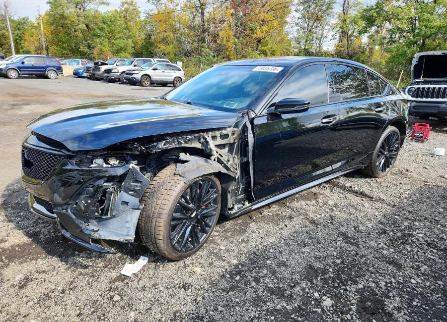 Salvage 2023 Cadillac Ct5-v  in Black