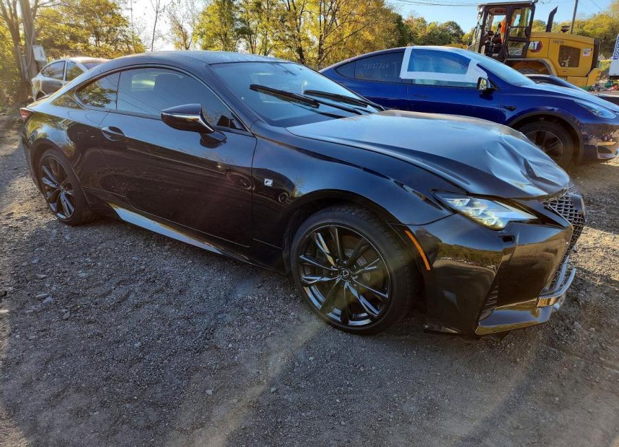 Salvage 2025 Lexus Rc 350  in Black