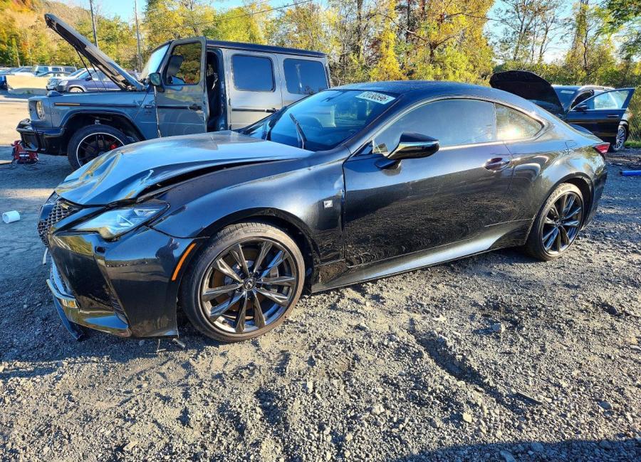 Salvage 2025 Lexus Rc 350  in Black