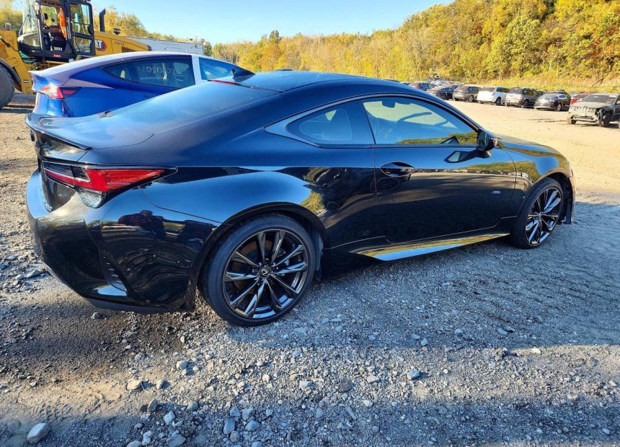 Salvage 2025 Lexus Rc 350  in Black