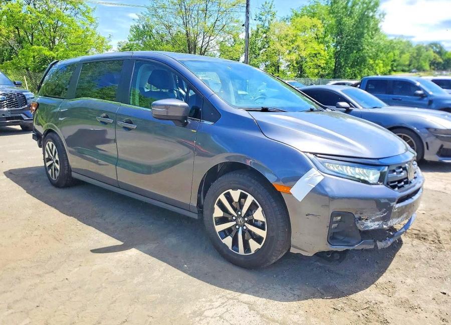 Salvage 2025 Honda Odyssey Exl in Gray