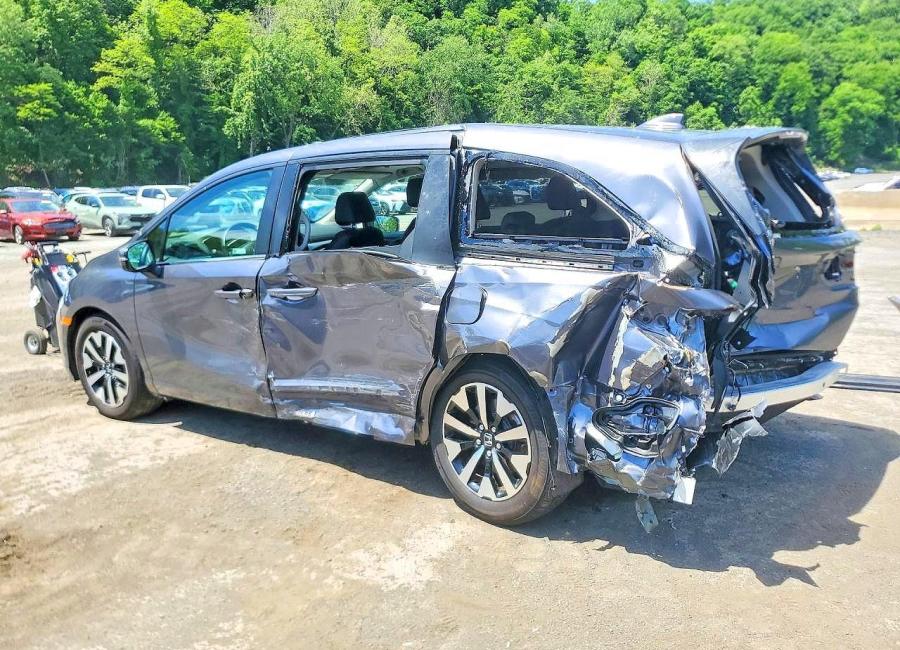 Salvage 2025 Honda Odyssey Exl in Gray