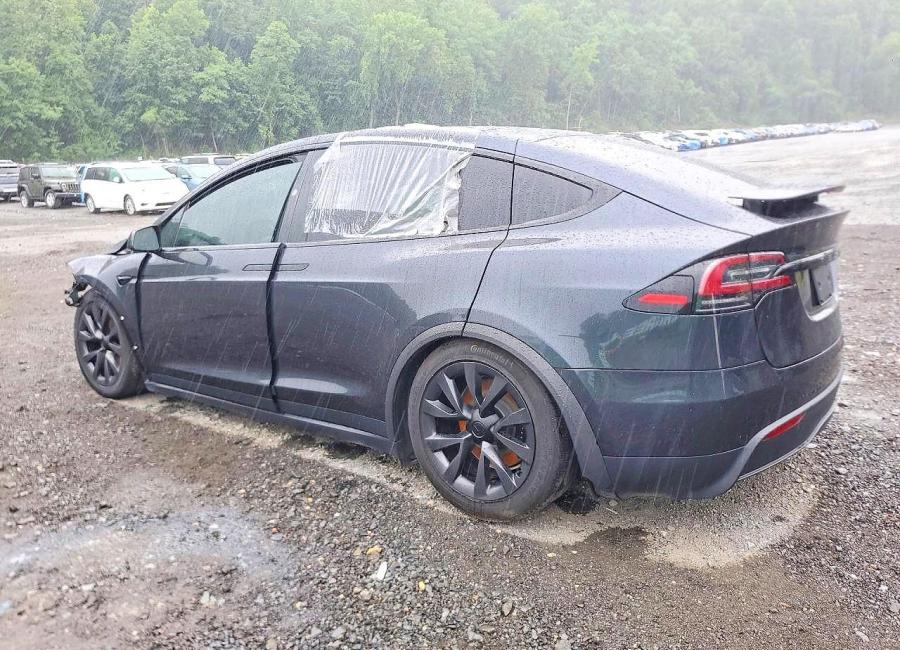 Salvage 2024 Tesla Model X  in Gray