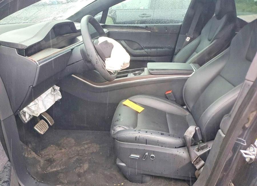 Salvage 2024 Tesla Model X  in Gray