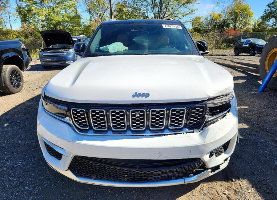 Salvage 2023 Jeep Grand Cherokee Summit in White