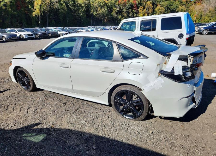 Salvage 2025 Honda Civic Si in White