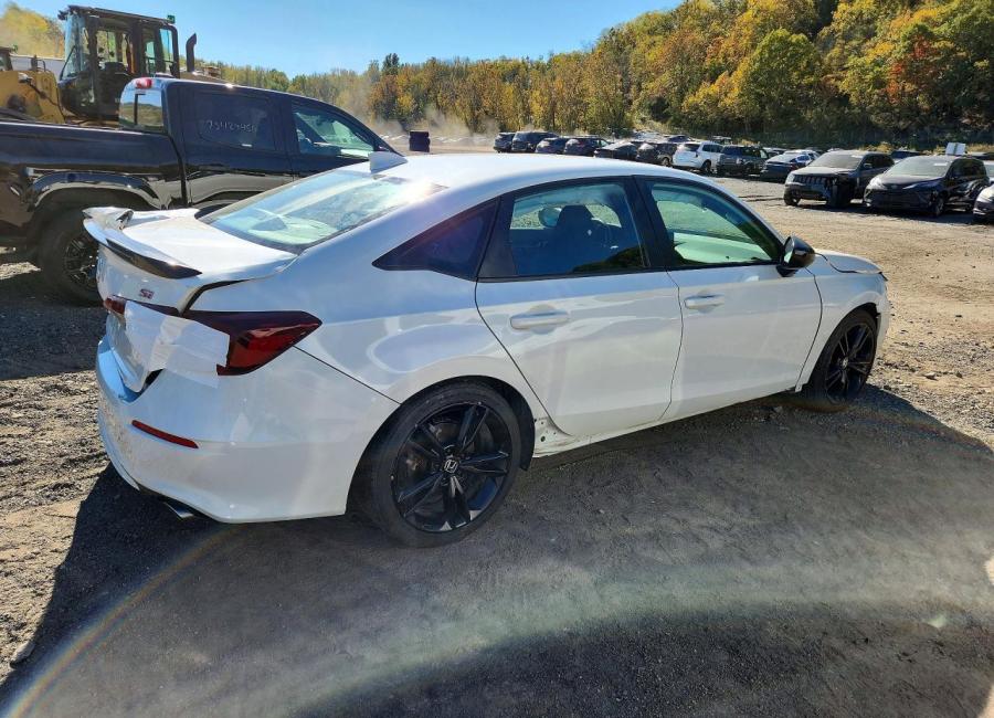 Salvage 2025 Honda Civic Si in White