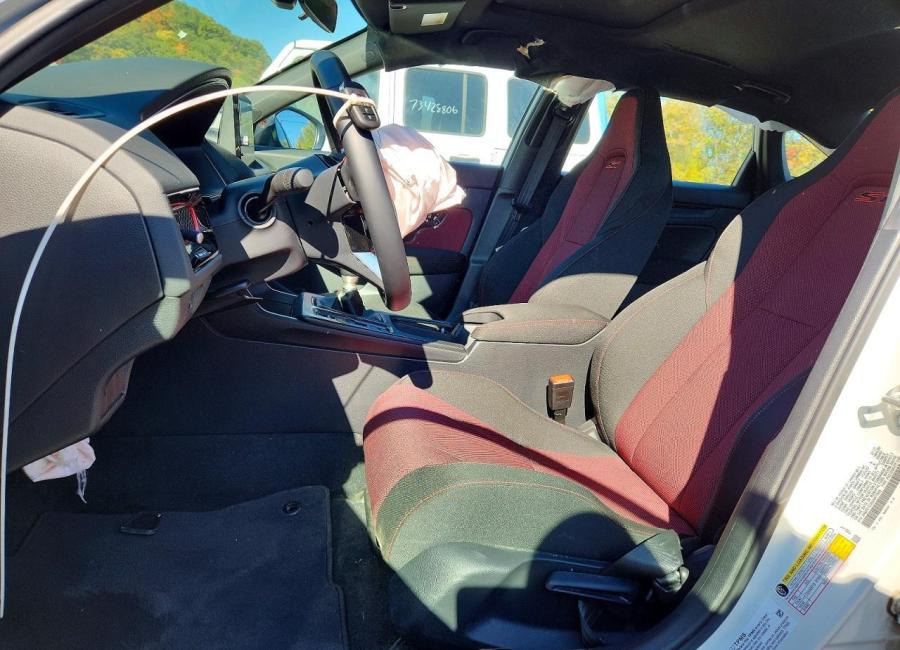 Salvage 2025 Honda Civic Si in White