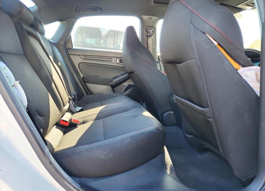 Salvage 2025 Honda Civic Si in White