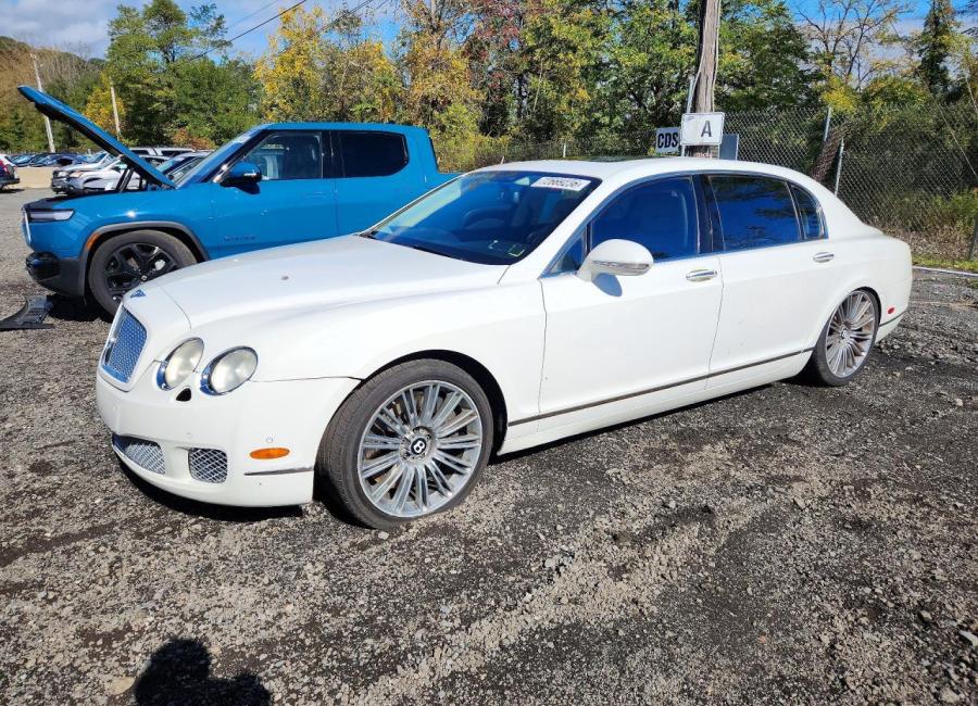 Salvage 2013 Bentley Continental Flying Spur Speed in White