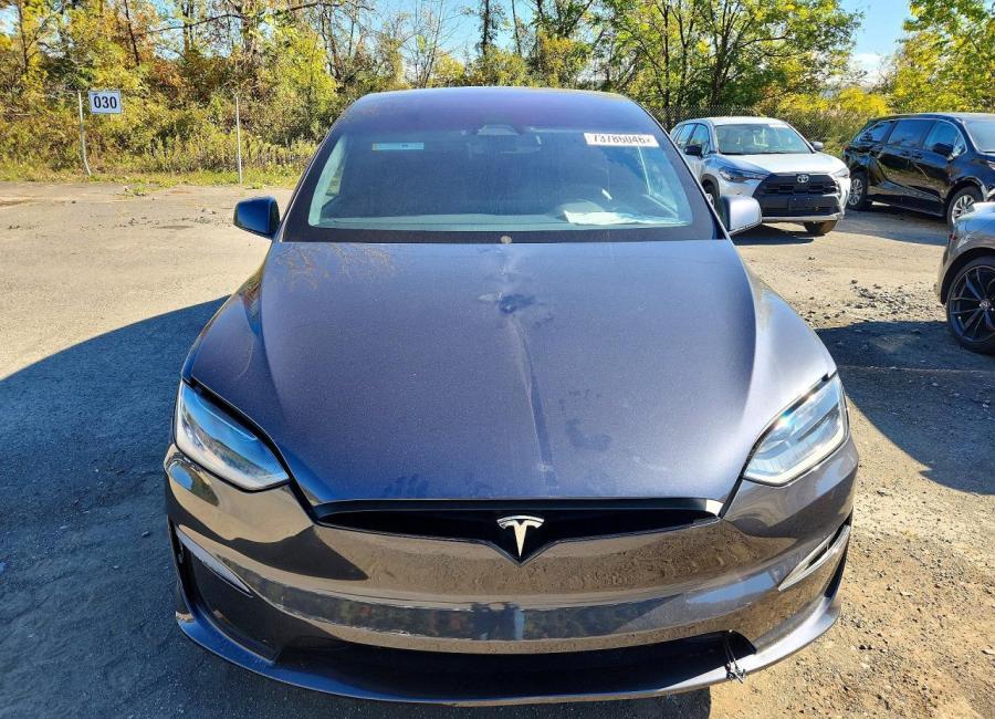 Salvage 2024 Tesla Model X  in Gray