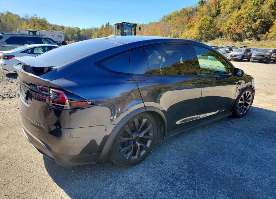 Salvage 2024 Tesla Model X  in Gray