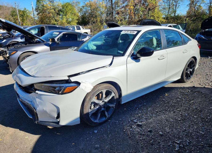 Salvage 2026 Honda Civic  in White