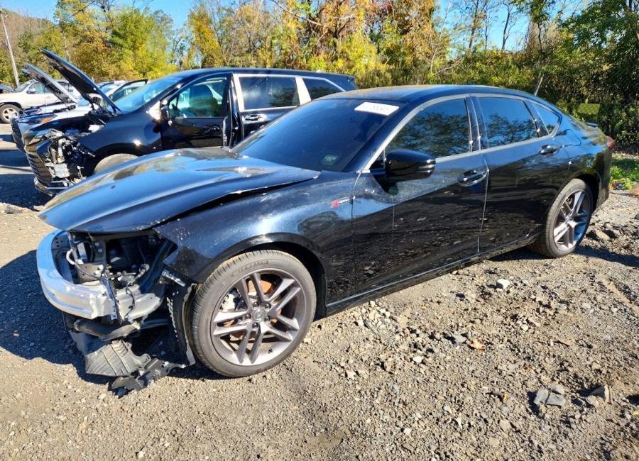 Salvage 2025 Acura Tlx A-spec in Black