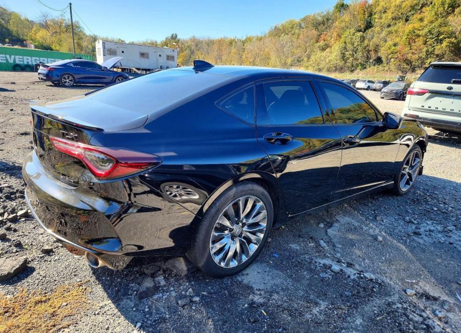 Salvage 2025 Acura Tlx A-spec in Black