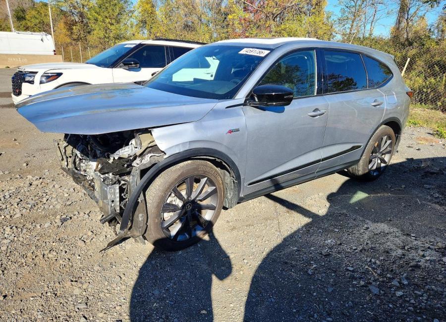 Salvage 2025 Acura Mdx A-spec in Silver