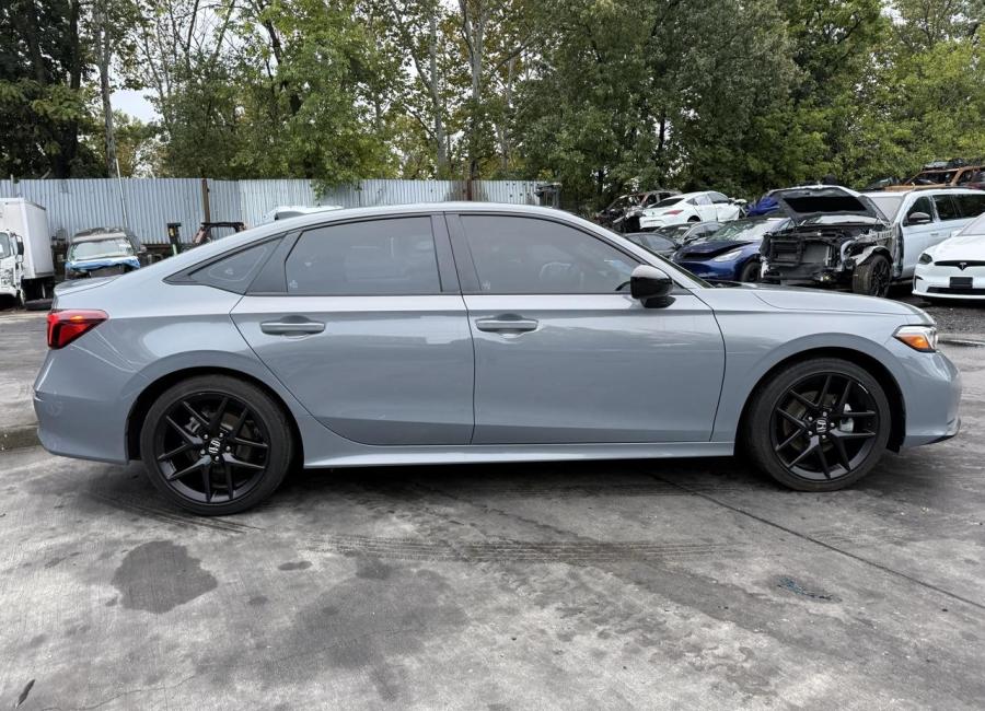 Salvage 2025 Honda Civic Sport Hybrid in Gray
