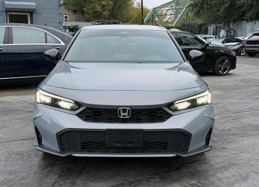 Salvage 2025 Honda Civic Sport Hybrid in Gray